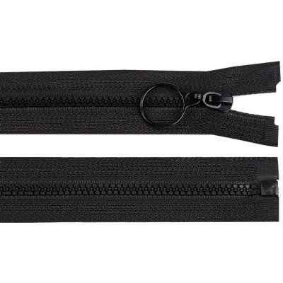 Stoklasa Kostěný zip No 3 délka 30 cm s kroužkem Balení: 1 ks, Varianta: černá černá – Hledejceny.cz