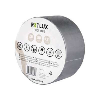 Retlux RIT DT2 Duct tape 20 m x 50 mm – Zbozi.Blesk.cz