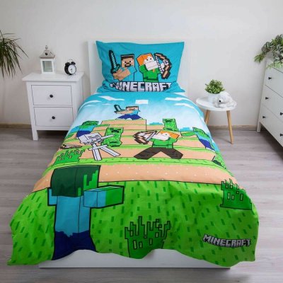 Jerry Fabrics Povlečení bavlna Minecraft We Got This 140x200 70x90 – Sleviste.cz