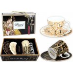 Carmani Šálek s podšálkem espresso Gustav Klimt 2 x 125 ml – Hledejceny.cz