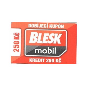 Dobíjecí kupon Blesk mobil