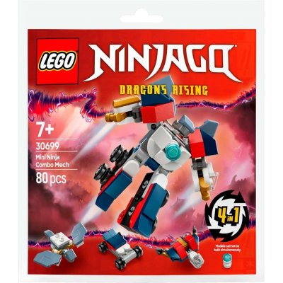 LEGO® 30699 NINJAGO Miniaturní nindžovský kombinovaný robot – Zboží Dáma