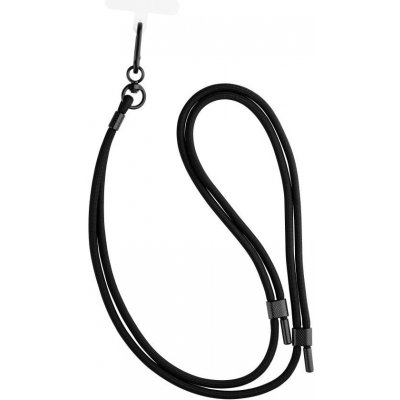 Univerzální šňůrka FIXED NeckUni pro telefony se zadním krytem, černá FIXNU-V-BK – Zboží Mobilmania