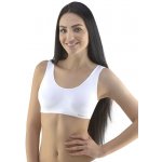 Gina se širokými ramínky 07016P bílá – Zboží Mobilmania