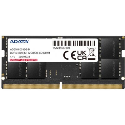 Adata DDR5 8GB 4800MHz CL40 (1x8GB) AD5S48008G-S – Zboží Živě