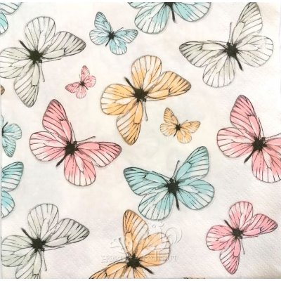 Ubrousek na decoupage vzor 1705 motýli – Sleviste.cz