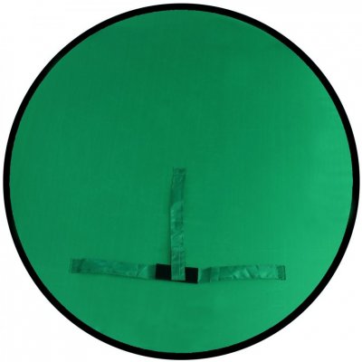 Helios zelené klíčovací pozadí s upevněním na židli, průměr 110 cm – Zboží Mobilmania