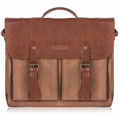 Paolo Peruzzi taška na dokumenty ekologická kůže bez vzoru – Zboží Dáma