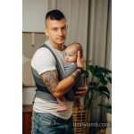 LennyLamb Baby Wrap LITTLE HERRINGBONE OMBRE GREY – Zboží Dáma