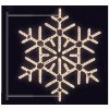Vánoční osvětlení CITY Illuminatoins SM-999175B Vločka diamant s konzolí teplá bílá