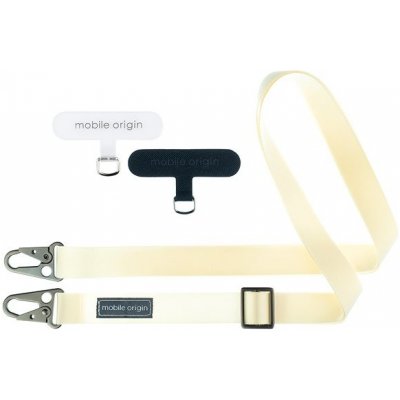 Mobile Origin Lanyard popruh 25mm (84-165cm) bílý – Zboží Živě