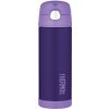 Termosky Thermos FUNtainer dětská nerezová termoska s brčkem 470 ml fialová