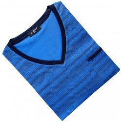 n-feel AH01V pánská noční košile s krátkým rukávem sv.modrá