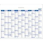 Nástěnný Plánovací mapa CZ s očky na zavěšení 100 x 80 cm modrá 2027 – Hledejceny.cz