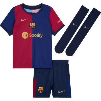 Nike Dětská domácí souprava FC Barcelona 24/25 malé děti modro-červená – Sleviste.cz