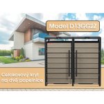 Scorpion elektro s.r.o.Přístřešek na 2 popelnice D13GG2Z šedá – Zboží Mobilmania