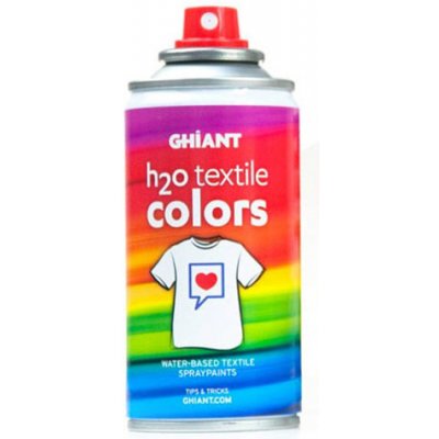 Sprej na textil Ghiant H2O 150 ml Bright Red – Hledejceny.cz