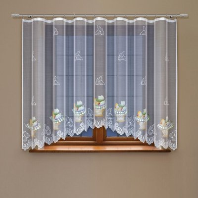 Kusová záclona Nina S řasící páskou F1 145x450 – Hledejceny.cz