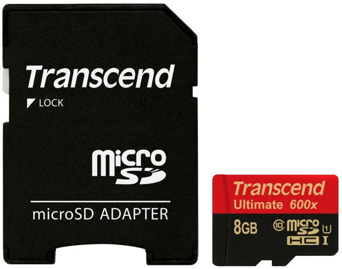 Transcend microSDHC UHS-I U1 8 GB TS8GUSDHC10U1