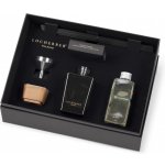 Locherber Milano Dárková sada GIFT BOX 250 ml Grigio Milano aroma difuzér 250 ml s víčkem z ořechového dřeva + náplň 250 ml + tyčinky + trychtýřek + vonný sáček – Sleviste.cz