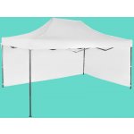 Expodum Nůžkový stan 3x4,5m ocelový Bílá 2 boční plachty – Zboží Dáma