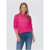 Dámský svetr a pulovr ONLY Svetr Linda 15311772 Růžová