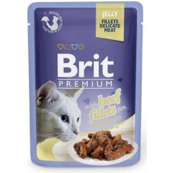 Brit Premium Cat Delicate Fillets in Jelly Beef 85 g