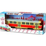 Rappa Tramvaj hlásící zastávky česky s funkčními dveřmi 28 cm – Zboží Dáma