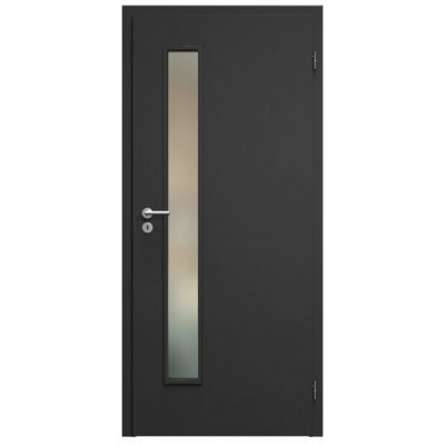 Sapeli Elegant Komfort M60 otočné černá grafit 60 x 197 cm Satináto bílé – Hledejceny.cz
