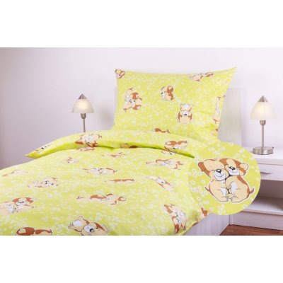 JAN peří povlak na polštář pejskové zelení 30 x 70 cm – Hledejceny.cz