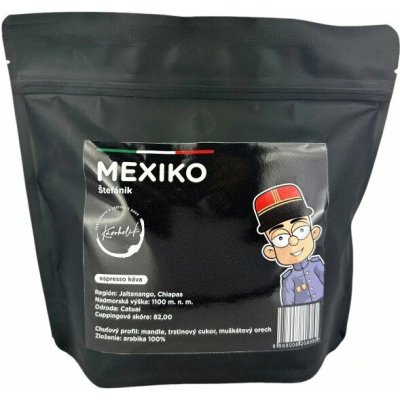 KÁVOHOLIK Káva Štefánik Mexiko 100% arabika zrnková 250 g – Hledejceny.cz