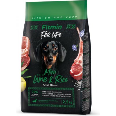 Fitmin FOR LIFE Mini Lamb & Rice 2,5 kg – Zbozi.Blesk.cz