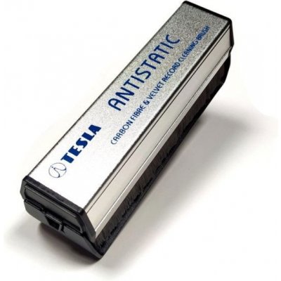 TESLA Carbon Fiber & Velvet Cleaning Brush: Klasický karbonový kartáček kombinovaný se sametovou vrstvou – Zboží Živě