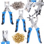 Tagred TA4170, Děrovací kleště na koženku, kůži, opravy druků | sada 127ks – Sleviste.cz