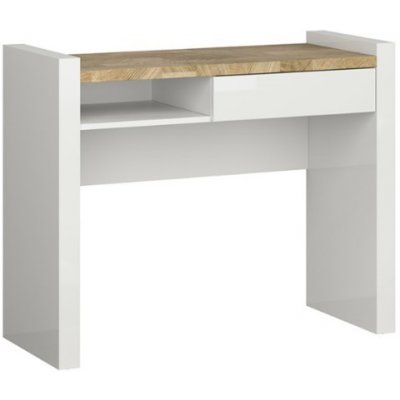 ALAMEDA toaletka TOL1S, bílý lesk/dub westminster – Zbozi.Blesk.cz