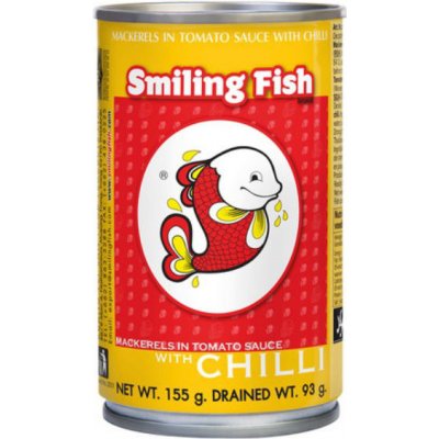 Smiling Fish Smažené makrely v rajčatové omáčce s chilli 155 g – Zboží Dáma