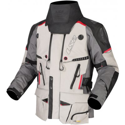 LS2 APOLLO MAN JACKET GREY BLACK RED – Sleviste.cz