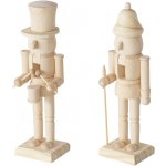 Boltze Dřevěná dekorace Bjante s čepicí – Hledejceny.cz