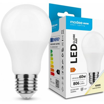 Modee Smart Lighting LED Globe žárovka E27 8,5W neutrální bílá ML-G4000K8,5WE27 – Hledejceny.cz