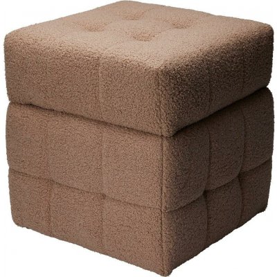 HOMESTYLING Taburet s úložným prostorem 38x38x37 cm bílá KO-NB1510850bila – Zboží Dáma