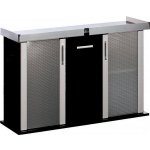 Diversa Modern stolek 100 x 50 x 77 cm černý – Zboží Mobilmania