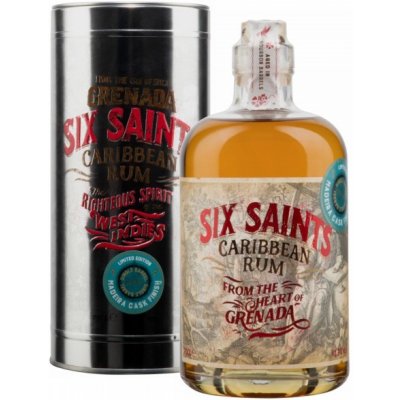 SIX SAINTS MADEIRA RUM 41,7% 0,7 l (tuba) – Zbozi.Blesk.cz