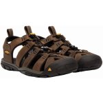 Keen Clearwater Cnx Leather M sandály KEN12010794 dark earth black – Hledejceny.cz