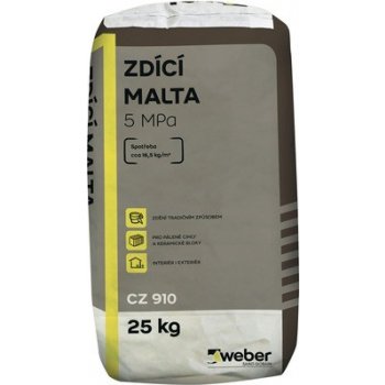 Malta Weber CZ 900 zdicí 5 MPa 25 kg