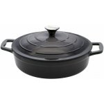 ELO Kastrol s poklicí 28 cm, litinový, šedý 33828 – Sleviste.cz