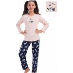 Dívčí pyžamo kouzelná i veselá kravička 1F0966 růžové – Sleviste.cz