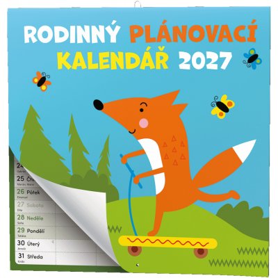 Nástěnný Baloušek rodinný plánovací 2027 – Zboží Dáma