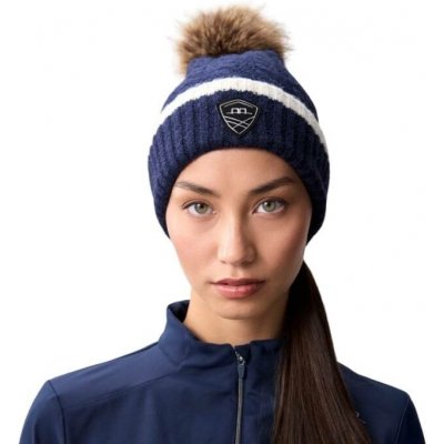ALESSANDRO ALBANESE Čepice s bambulkou Monogram navy – Hledejceny.cz