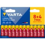 VARTA Longlife Max Power AA 12ks 4706101462 – Zboží Mobilmania
