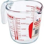 Skleněná odměrka s nálevkou Pyrex 500ml – Zboží Dáma